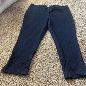 Anthropologie denim dress pants